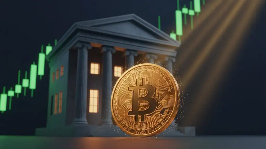 Bitcoin ETF inflows chart showing $996 million weekly total as BTC trades above $75,000 in April 2026
