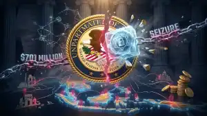 DOJ Crypto Scam Seizure Freezes $701 Million Across Global Networks