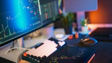 Cryptocurrency exchanges comparison on screens