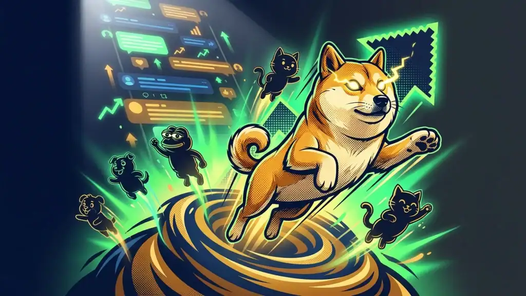 Dogecoin and Meme Coins Rally as Social Sentiment Turns Bullish